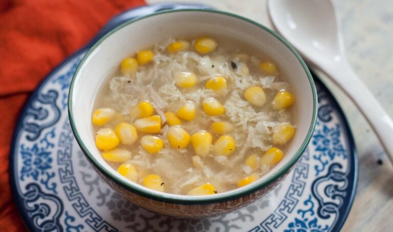 corn & chicken soup
