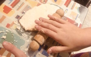 educational activities dough and rolling pin