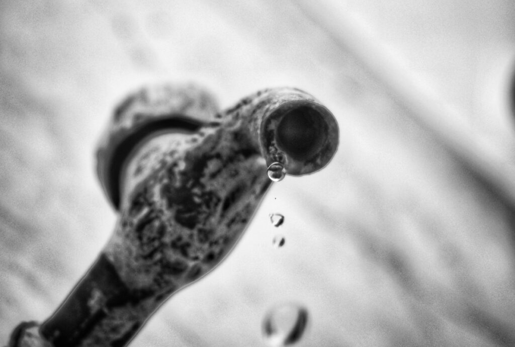 no water